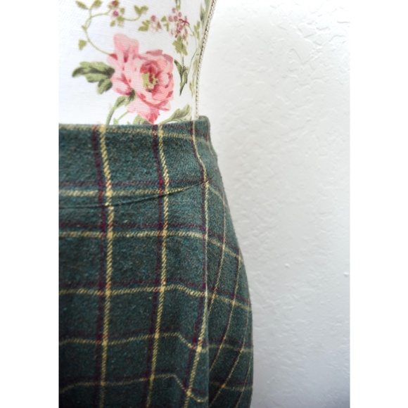 Banned Retro "Ladies Day Rock" Tartan Plaid A-Line Swing Circle Skirt - Picture 4 of 4